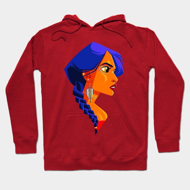 Indigenous Hoodie by nocturnallygeekyme